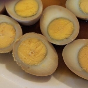 少量の煮卵の作り方☆漬け汁節約
